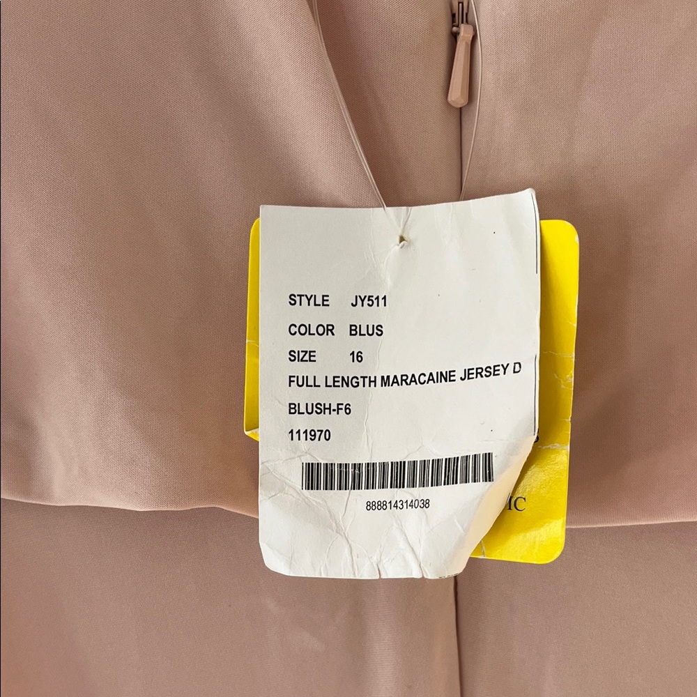 Jenny Yoo Maracaine Pink Evening Gown Size 16 - Picture 10 of 11